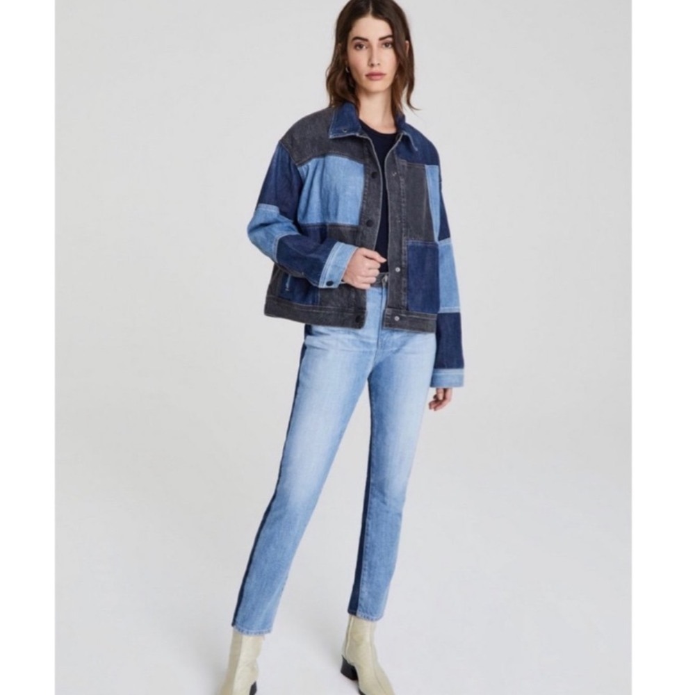 Adriano Goldschmied Kaya Patchwork Jean Jacket Medium - Picture 10 of 10